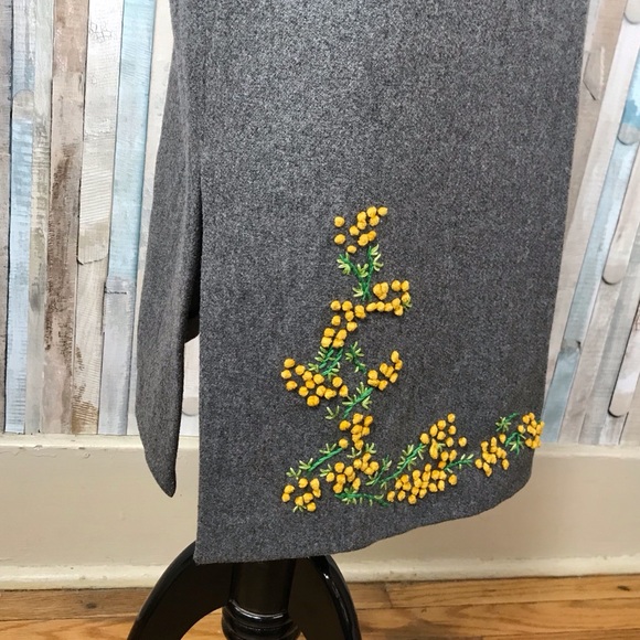 Dolce Gabbana D&G Embroidered Wool Pencil Skirt - Picture 4 of 8